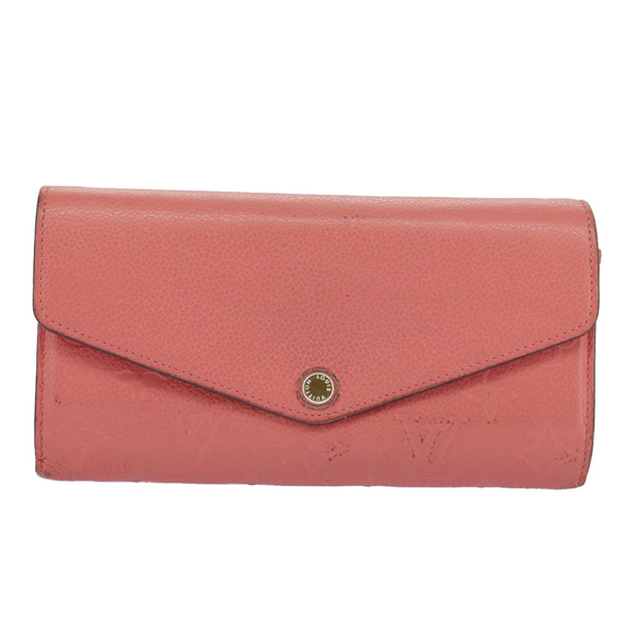 LOUIS VUITTON Empreinte Portefeiulle Sarah Long Wallet Pink M61801 Auth am7135 - Picture 13 of 16
